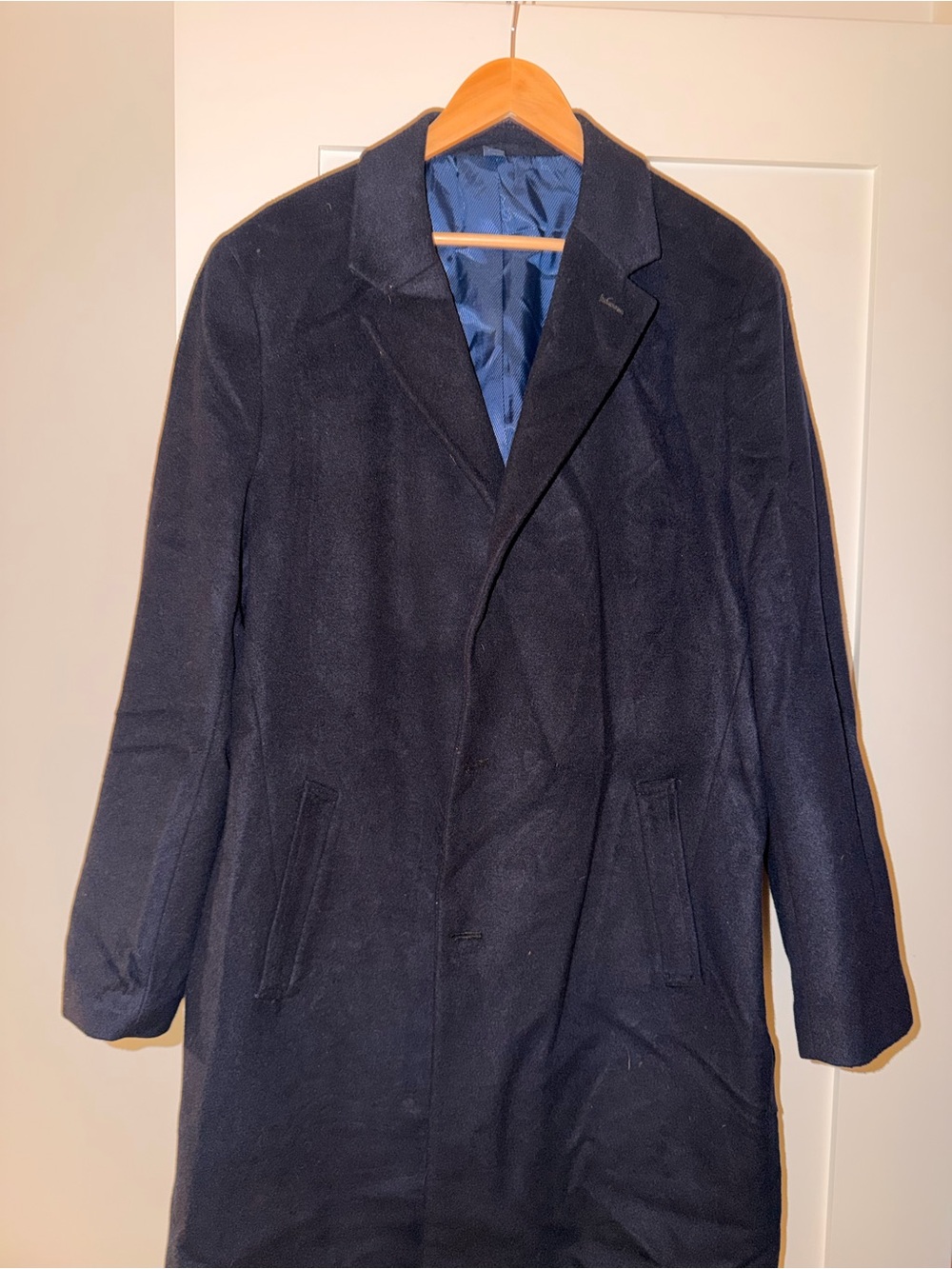 Jos. A. Bank Navy Wool Pea Coat